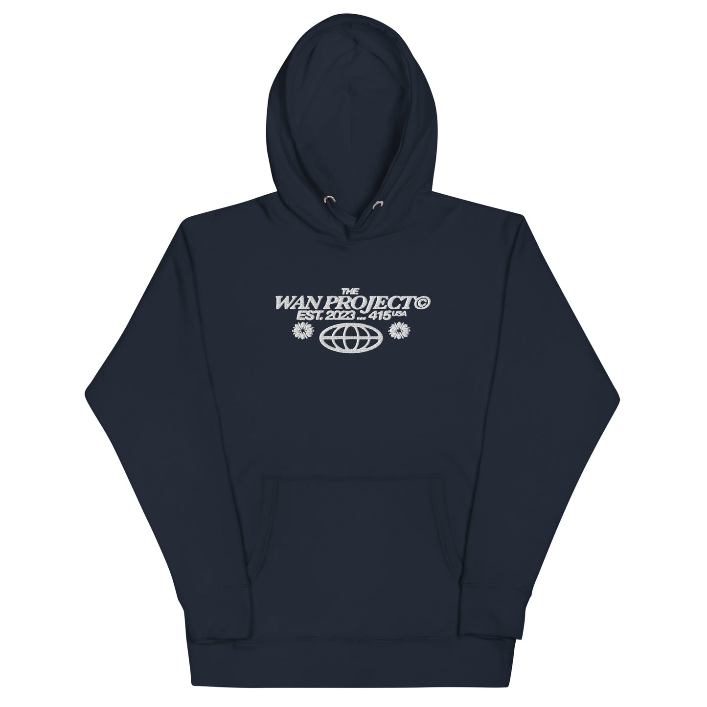 EMBROIDERED HEAVYWEIGHT HOODIE NAVY